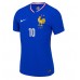 Frankreich Kylian Mbappe #10 Heimtrikot EM 2024 Kurzarm